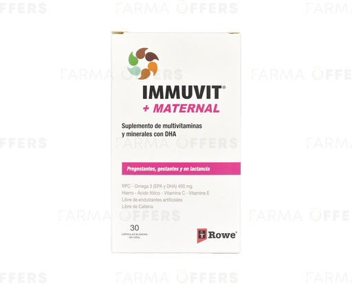 IMMUVIT MATERNAL CAPS 1 DE 30