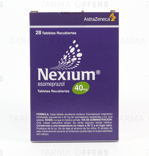 NEXIUM TABL RECUBIE 40mg, 1 de 28