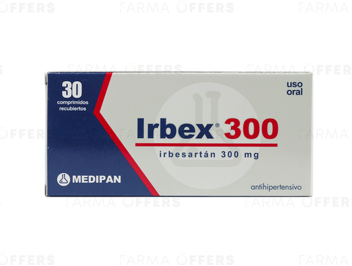 IRBEX COMPR RECUBI 300MG, 1 de 30