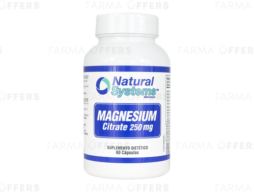 MAGNESIUM CITRATE CAPS 250MG X 60