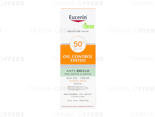 EUCERIN DERMO PURE OIL CONTROL 50 ML TONO CLARO