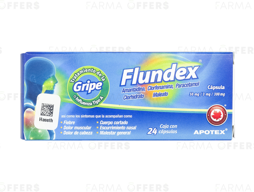FLUNDEX TABL 1 DE 24