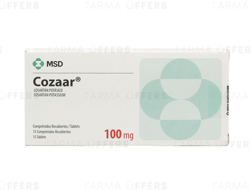 COZAAR TABL RECUBIE 100MG, 1 de 15