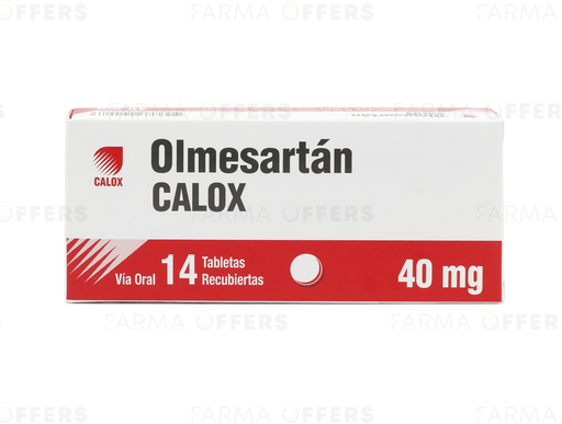 OLMESARTAN CALOX TABL RECUBIE 40mg, 1 de 14