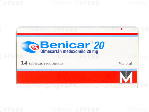 BENICAR-MENA TABL RECUBIE 20mg, 1 de 14