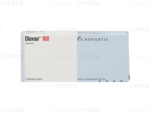DIOVAN TABL 160MG, 1 de 28