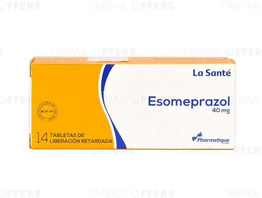 ESOMEPRAZOL-LST  TABL RECUBIE 40mg, 1 de 14