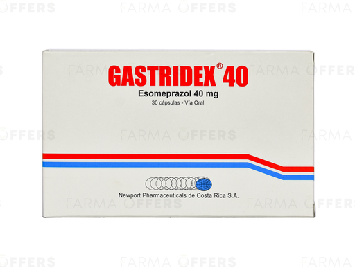 GASTRIDEX CAPS 40mg, 1 de 30