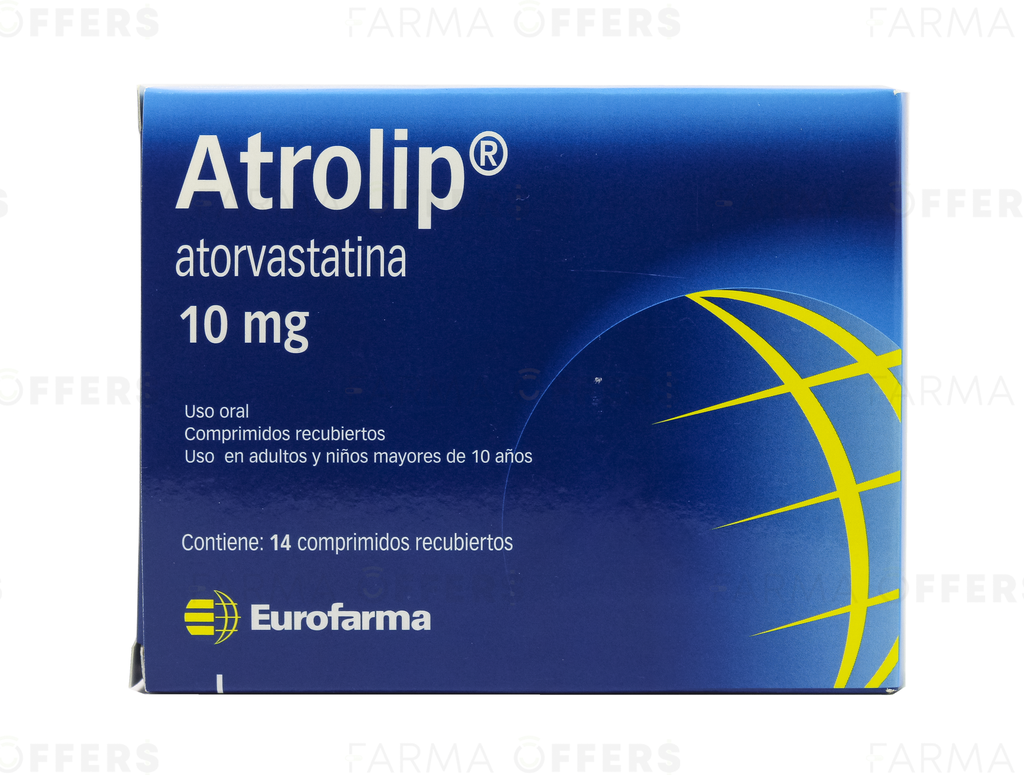ATROLIP TABL RECUBIE 10mg, 1 de 14 | Farmaoffers