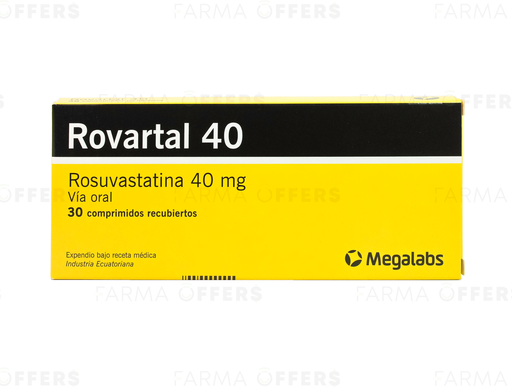 ROVARTAL TABL RECUBIE 40mg, 1 de 30