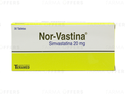 NOR-VASTINA TABL 20mg, 1 de 30