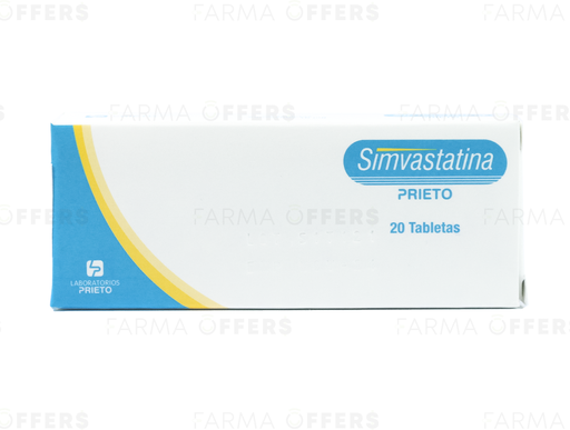 SIMVASTATINA TABL 10mg, 1 de 20