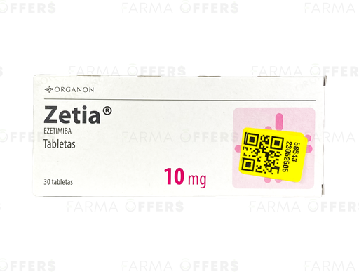 ZETIA TABL 10 MG 1 DE 30