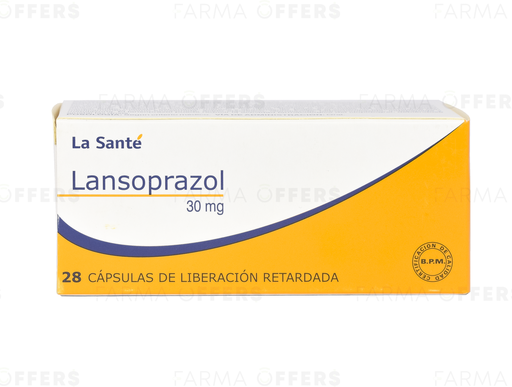 LANSOPRAZOL LST CAPS 30mg, 1 de 28