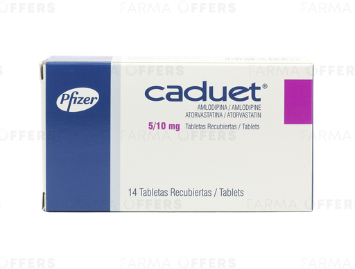 CADUET TABL 10mg/5, 1 de 14 