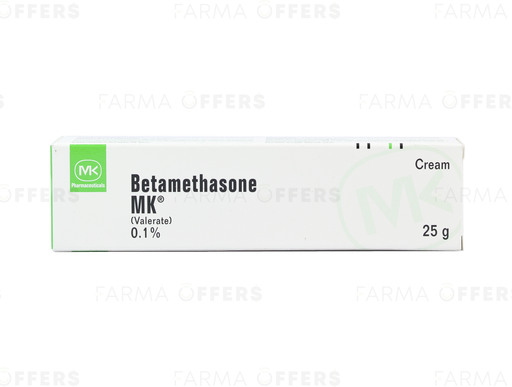 BETAMETASONA MK CREMA 0.10% 25G x 1