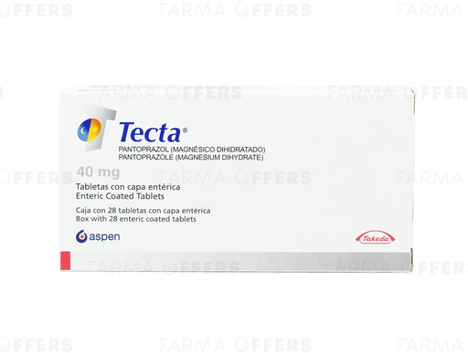TECTA TABL ENTERIC 40mg, 1 de 28