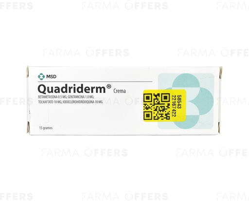 QUADRIDERM CREMA 15G x 1