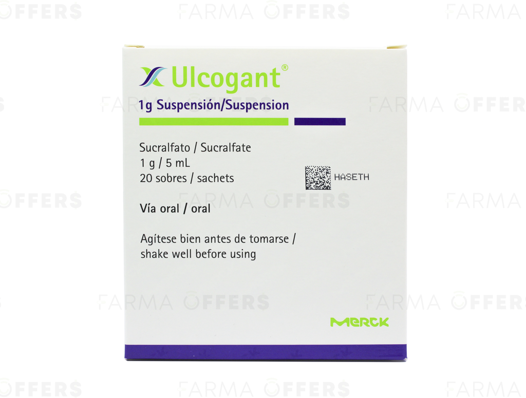 ULCOGANT SUSP SOBRES 1.00G 5ML x 20 | Farmaoffers