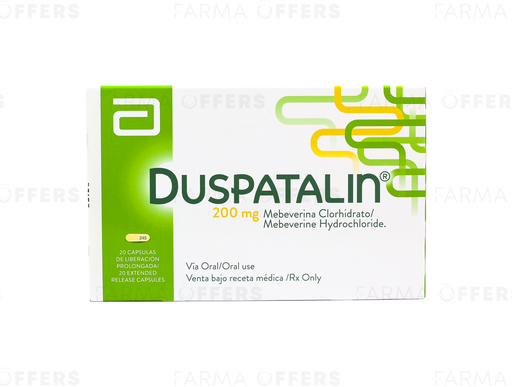 DUSPATALIN CAPS L.P. 200MG, 1 de 20