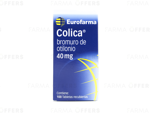 COLICA TABL RECUBIE 40mg, 1 de 100
