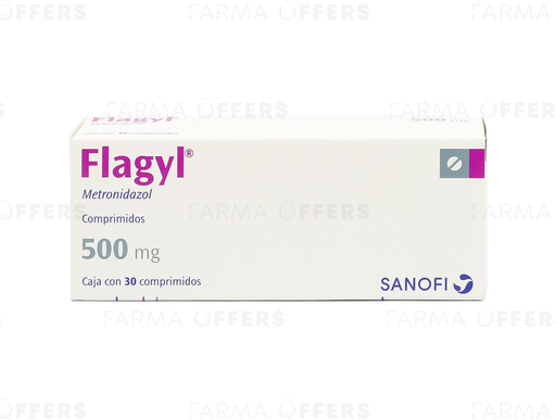 FLAGYL TABL ORAL 500MG, 1 de 30