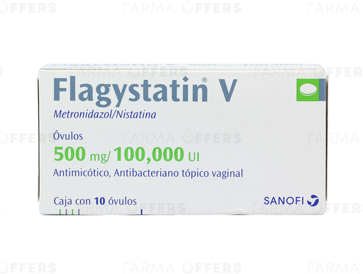 FLAGYSTATIN V OVULOS, 1 de 10