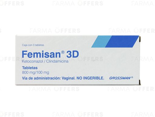 FEMISAN 3D TABL VAG. 800MG x 3 /100