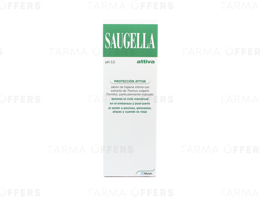SAUGELLA ATTIVA JABON INTIMO 250ML x 1
