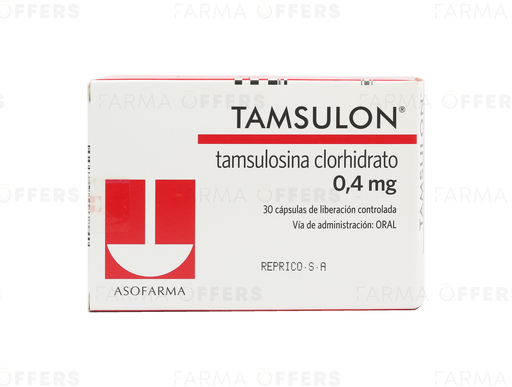 TAMSULON CAPS L.P. 0.40MG, 1 de 30