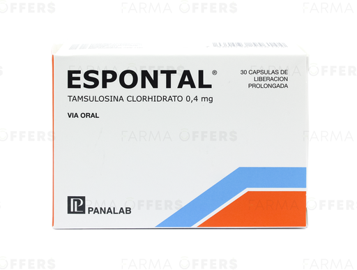 ESPONTAL CAPS L.P. 0.40MG, 1 de 30