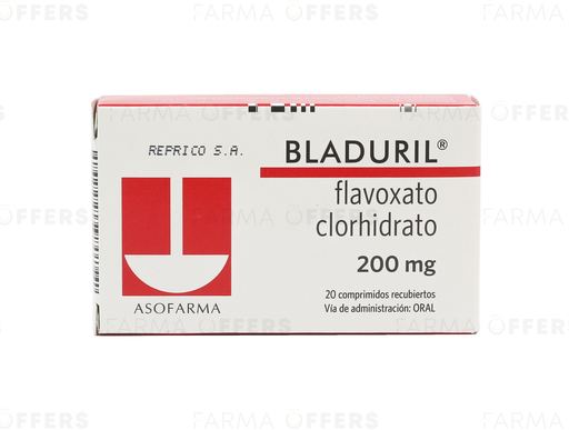 BLADURIL TABL RECUBIE 200MG, 1 de 20
