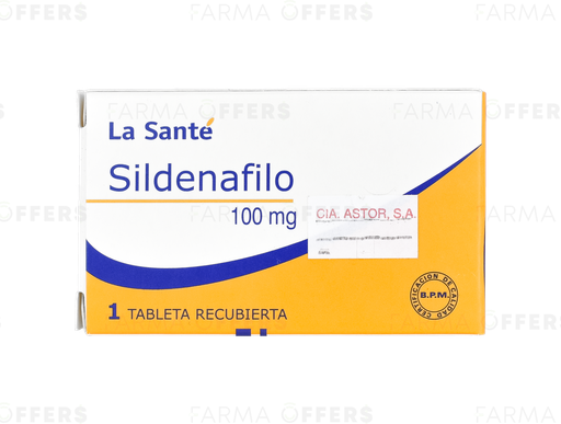 SILDENAFIL LST TABL 100MG, 1 de 1