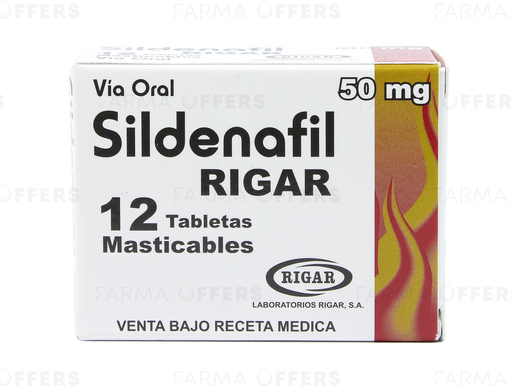 SILDENAFIL TABL MAST 50mg, 1 de 12