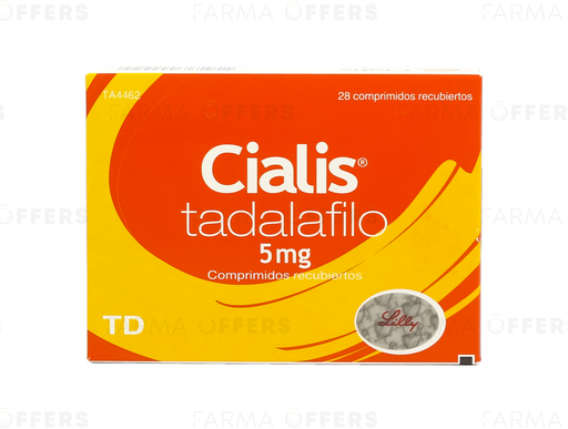 CIALIS TABL F.C. 5.00MG, 1 de 28