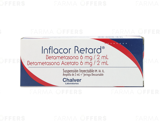 INFLACOR V.IM RETARD 6.00MG 2ML x 1