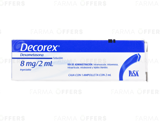 DECOREX AMP. 8.00MG 2ML x 1