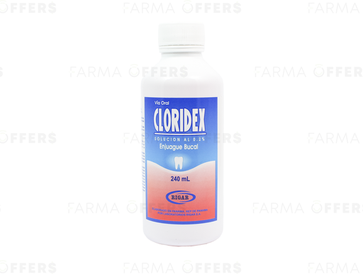 CLORIDEX ENJUAGUE BUC 240ML x 1
