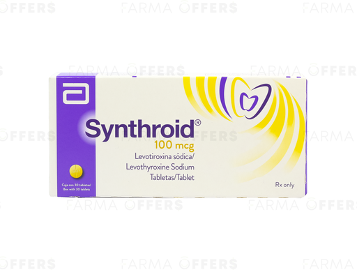 SYNTHROID TABL 100Y, 1 de 30