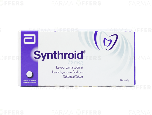 SYNTHROID TABL 75.0Y, 1 de 30