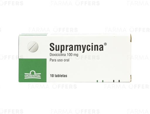 SUPRAMYCINA TABL 100MG, 1 de 10