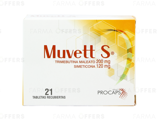 MUVETT-S TABL 200MG/120, 1 DE 21