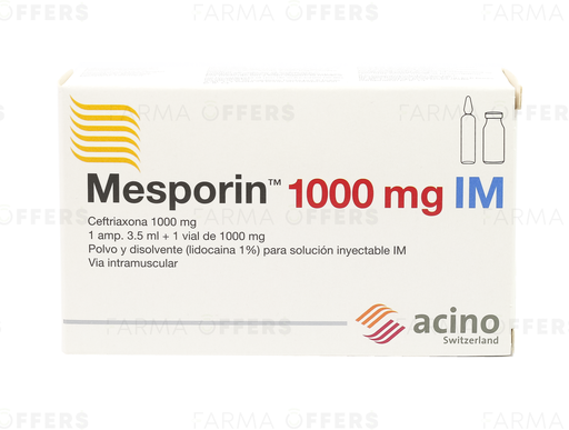MESPORIN V.IM + SOLV 1.00G x 1