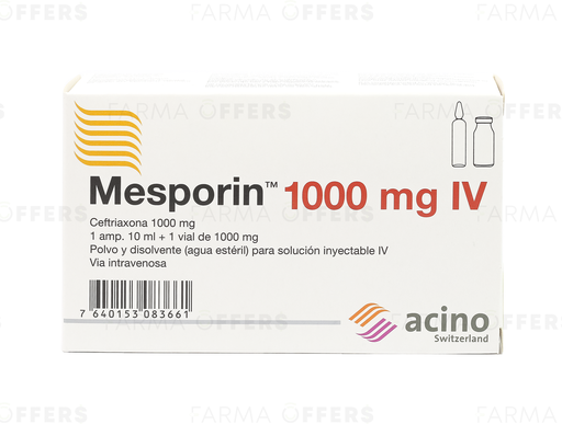 MESPORIN V.IV LIOF 1.00G x 1