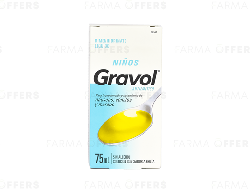 GRAVOL LIQD FRUTA 15mg 75ML x 1 /5ML
