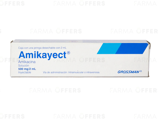 AMIKAYECT VIAL 500MG 2ML x 1