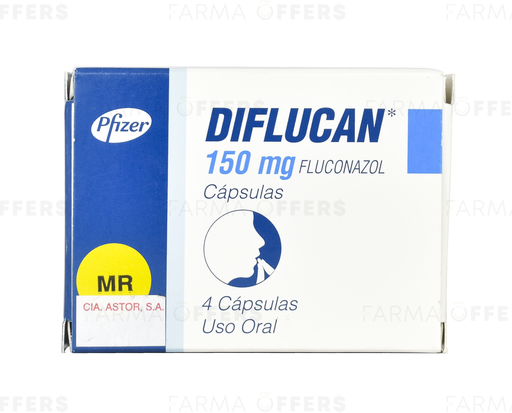 DIFLUCAN CAPS 150MG x 4
