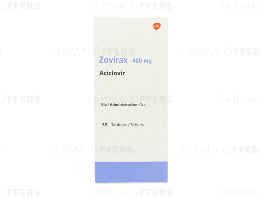 ZOVIRAX TABL 400MG, 1 de 35