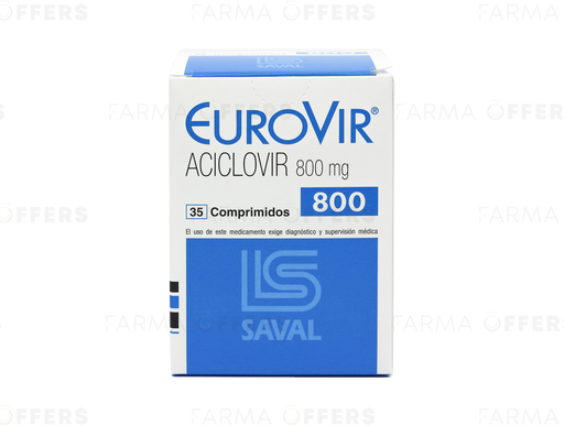 EUROVIR TABL 800MG, 1 de 35