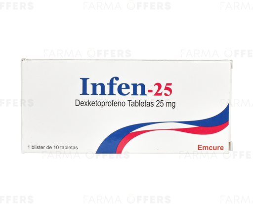 INFEN TABL 25mg, 1 de 10